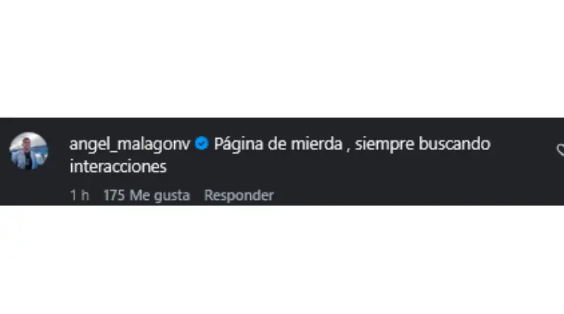 Respuesta de Malagón | CAPTURA DE PANTALLA