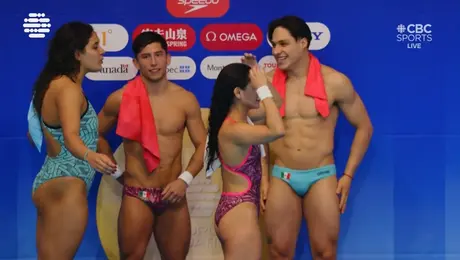 Plata para México en equipo mixto 3m y 10m en la Copa del Mundo de Clavados