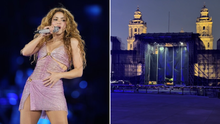 Impresionante montaje en el Zócalo: así se ve para el concierto gratuito de Shakira este 1 de marzo
