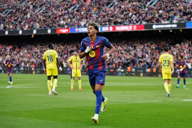 Lamine Yamal marca hat trick ante Villarreal | AP
