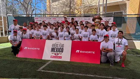 49ers apuestan por México: lanzan programa para llevar el flag football a más de 8 mil escuelas