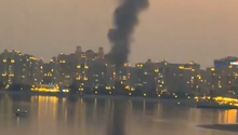 VIDEO: Explosión sacude la lujosa isla Palm Jumeirah en Dubái tras ofensiva de Irán
