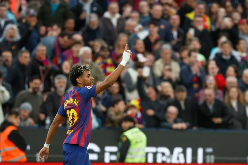 Lamine Yamal, jugador del Barcelona, ante Villarreal | AP