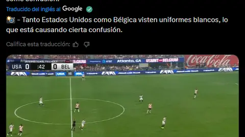 Críticas por camisetas similares en el Estados Unidos vs Bélgica l CAPTURA