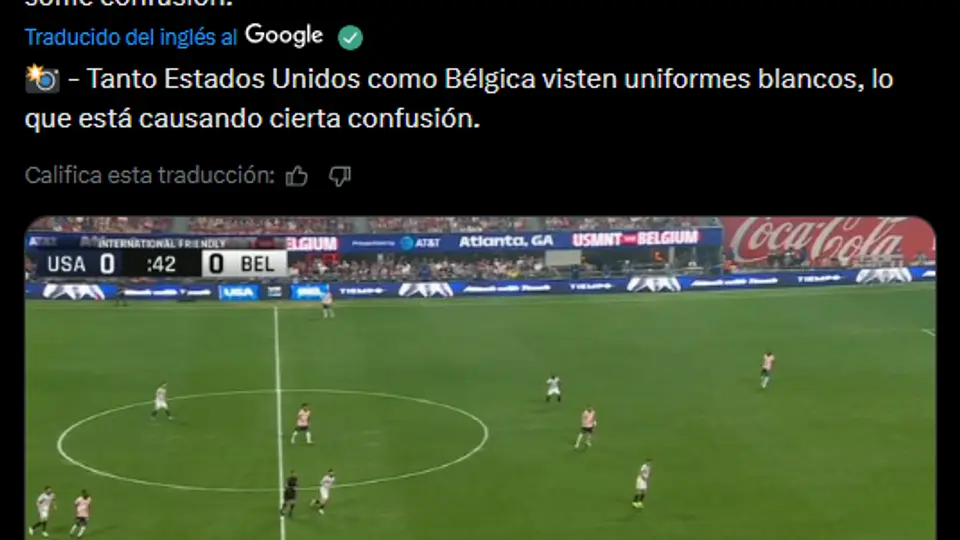 Críticas por camisetas similares en el Estados Unidos vs Bélgica l CAPTURA