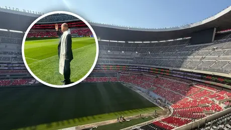 ¡Recinto sagrado! Estadio Banorte recibe la bendición de obispo previo a su reinauguración