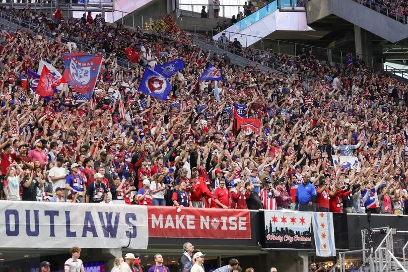 Afición de Estados Unidos en el amistosos vs Bélgica I x:@USMNT