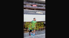Así reaccionaron los jugadores de la Selección Mexicana al volver al Estadio Banorte por dentro.
