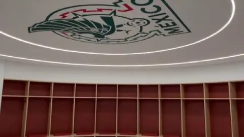 Vestidores del nuevo centro de concentración de la Selección Mexicana I Iliany Aparicio