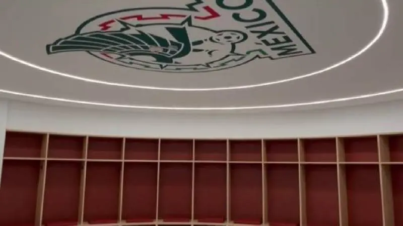 Vestidores del nuevo centro de concentración de la Selección Mexicana I Iliany Aparicio