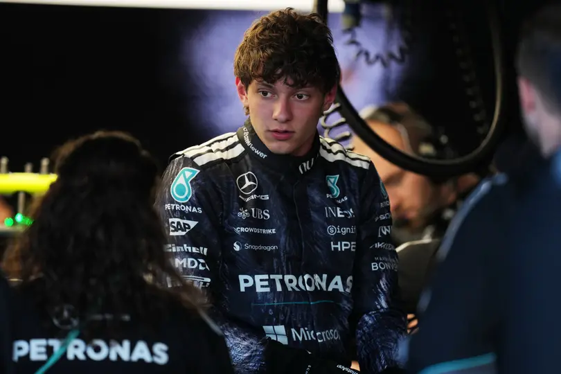 Kimi Antonelli, piloto de Mercedes, en la Práctica Libre del GP de Japón | AP
