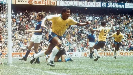 A 72 DÍAS En México 1970, Jairzinho empató la marca de más partidos con gol en una sola edición igualando a Fontaine
