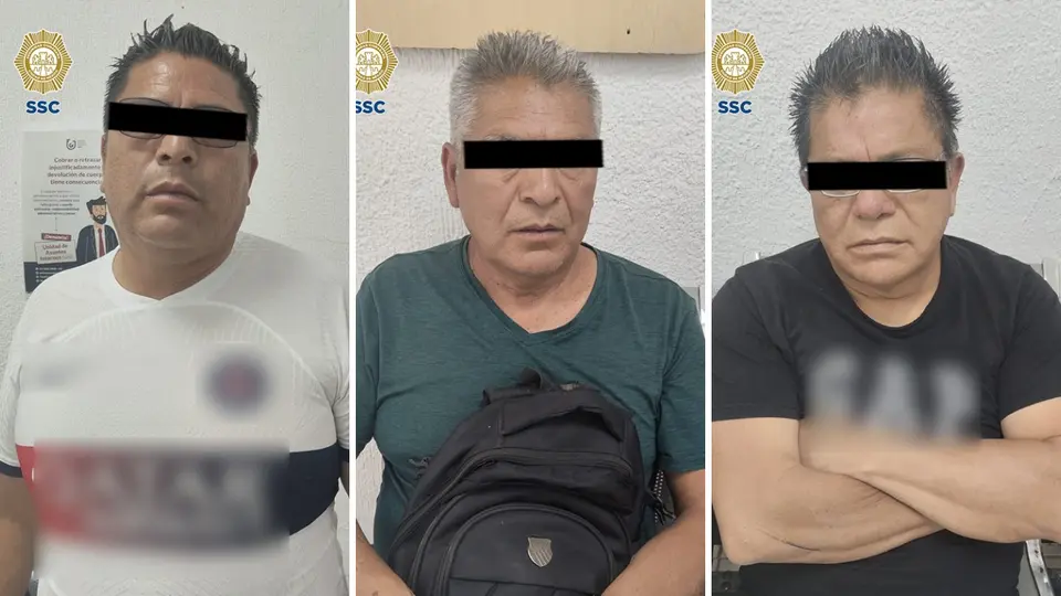 Fueron detenidos tres hombres, de 47, 53 y 58 años. / SSC