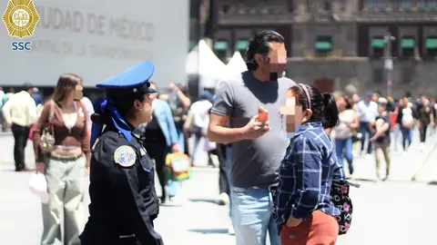 SSC implementa vigilancia en la Plaza de la Constitución antes del Festival Futbolero. / SSC