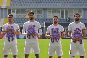 Selección de Irán rinde homenaje a niños que murieron durante bombardeos