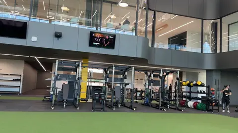 Gimnasio dentro del CAR I Iliany Aparicio
