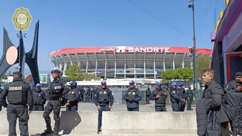 Operativo “Estadio Seguro”. / SSC