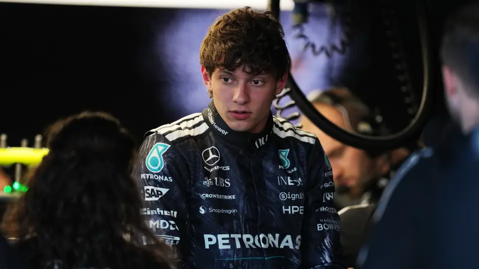Kimi Antonelli, piloto de Mercedes, en el GP de Japón | AP