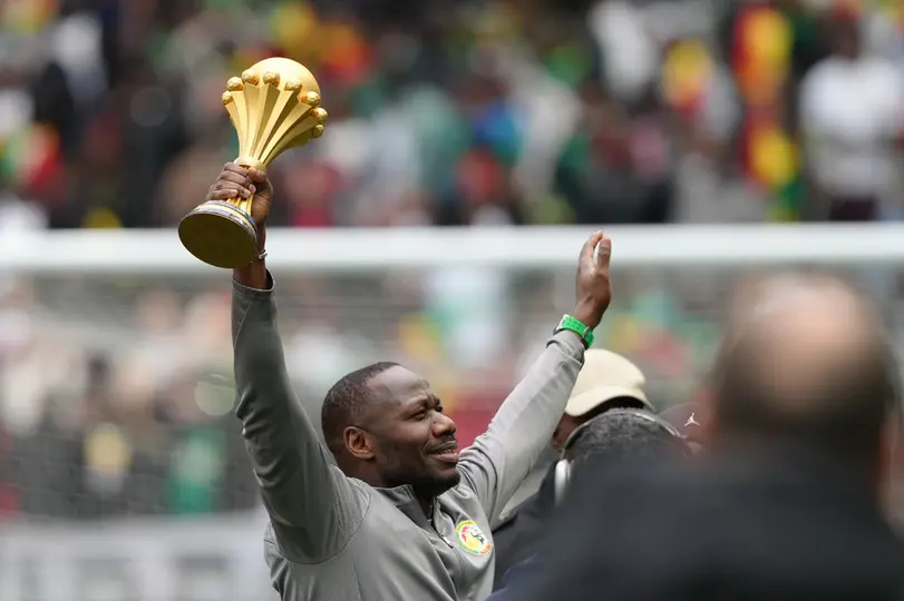 Pape Thiaw,, entrenador de Senegal | AP