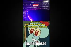 Así se ve la iluminación del nuevo Estadio Banorte