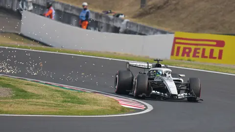 Checo Pérez en las prácticas del GP de Japón | AP