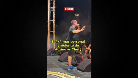 Se puso personal el 4x4 entre Aczino y Chuty de la FMS Internacional 2026