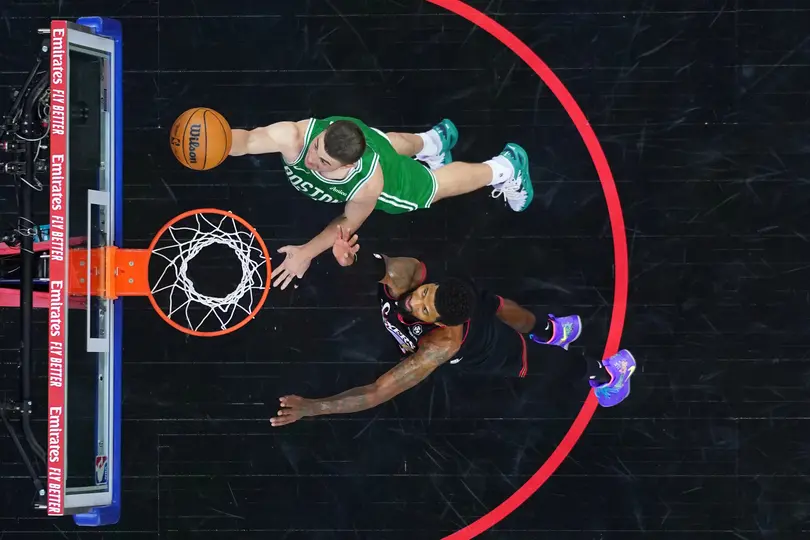 Payton Pritchard en una jugada ante Boston | AP