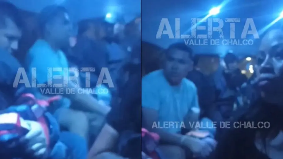 Los pasajeros vivieron momentos de pánico mientras le pedían al chófer que acelerara para escapar/X: @@AlertaValledech