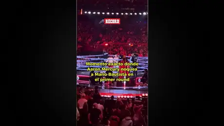 Aarón Mercury destroza a Mario Bautista en un round