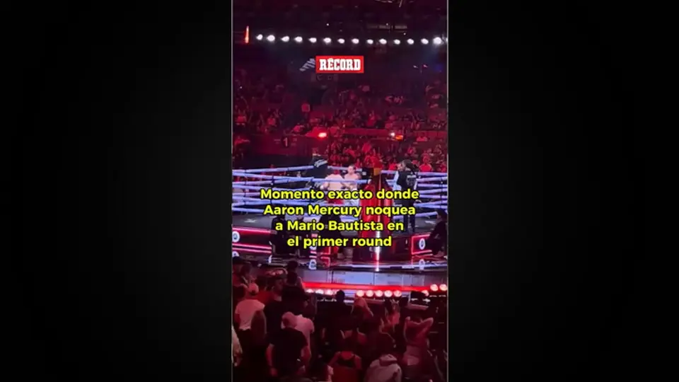 Aarón Mercury destroza a Mario Bautista en un round
