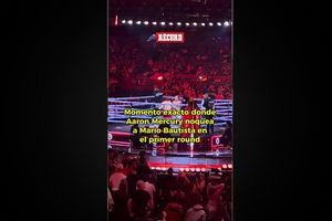 Aarón Mercury destroza a Mario Bautista en un round
