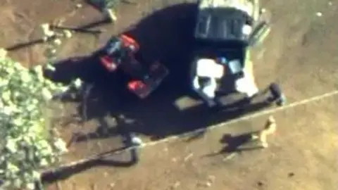 El objetivo intentó ocultarse en la zona, pero fue ubicado gracias a vigilancia aérea./ FGR