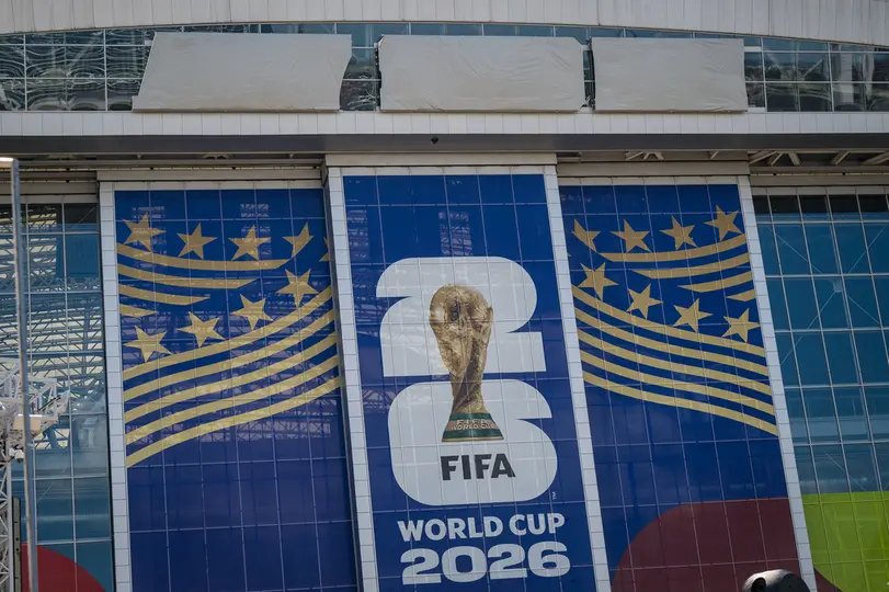 Estadio Dallas con publicaidad del torneo de la FIFA | AP