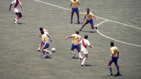 Brasil venció a Perú en Cuartos de Final, en México 1970. l MEXPORT