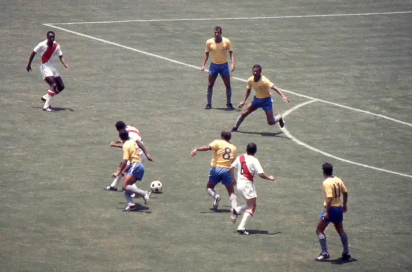 Brasil venció a Perú en Cuartos de Final, en México 1970. l MEXPORT