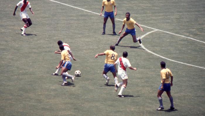 Brasil venció a Perú en Cuartos de Final, en México 1970. l MEXPORT
