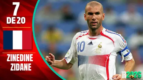 Leyendas mundialistas: Zinedine Zidane, una obra de arte sacra sobre el césped