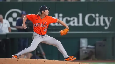 Tatsuya Imai abriendo con los Astros | AP