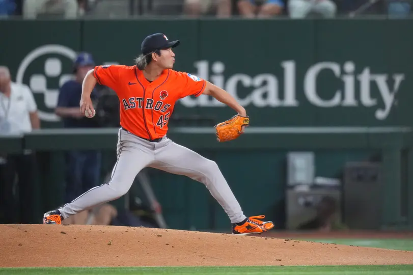 Tatsuya Imai abriendo con los Astros | AP