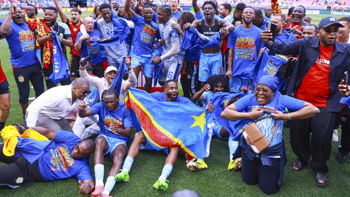 La selección de la República Democrática del Congo tras obtener su pase al Mundial | MEXSPORT