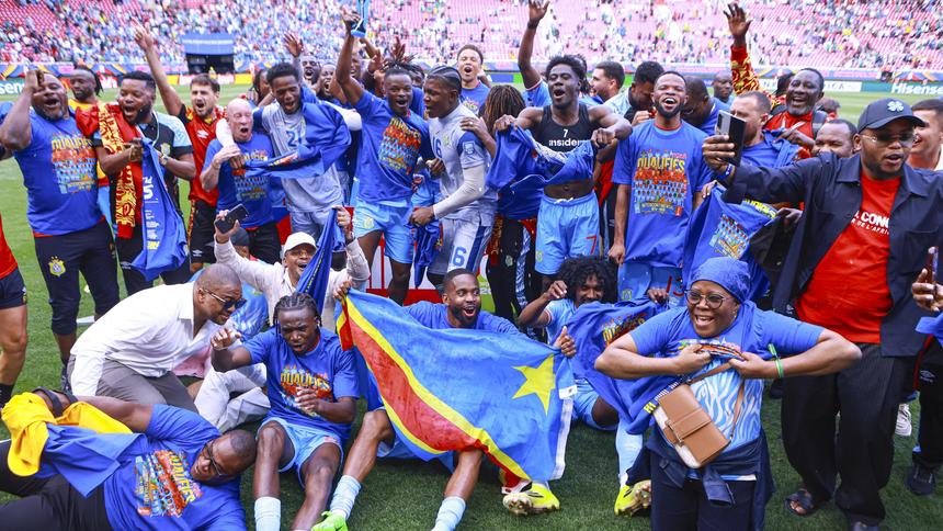 La selección de la República Democrática del Congo tras obtener su pase al Mundial | MEXSPORT