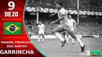 Leyendas mundialistas: Mané Garrincha, el Ángel de las Piernas Torcidas, bicampeón del mundo