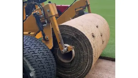 Instalan nuevo césped en el Estadio de Miami para la Copa del Mundo | CAPTURA