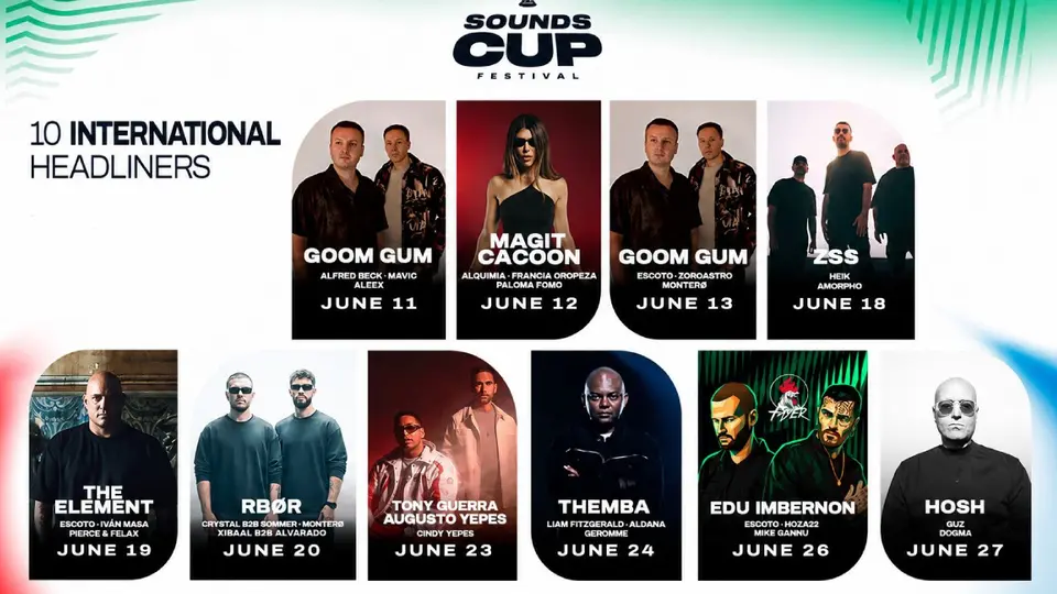 SOUNDS CUP: música electrónica para disfrutar durante el Mundial 2026