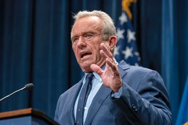 Robert F. Kennedy Jr., actual secretario de Salud de Estados Unidos. / AP