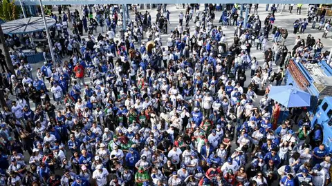 Afición de los Dodgers en la Noche de la Herencia Mexicana | x:@Dodgers