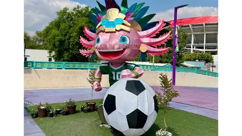 El ajolote cerca del estadio azteca ha causado polémica | X