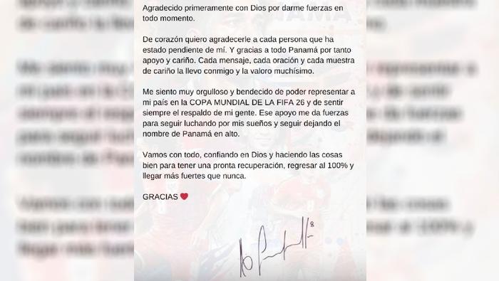 El mensaje de Carrasquilla tras ser convocado con Panamá | CAPTURA