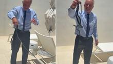Robert F. Kennedy Jr. atrapa serpientes con las manos y se vuelve viral /  VIDEO