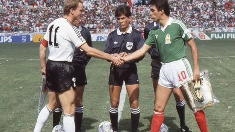 Alemania Federal y México se enfrentaron en Cuartos de Final, en 1986. l MEXSPORT